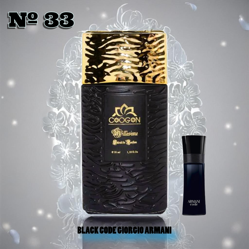 Black Code Giorgio Armani Frasco CHOGAN N 33 SwakPerfumery